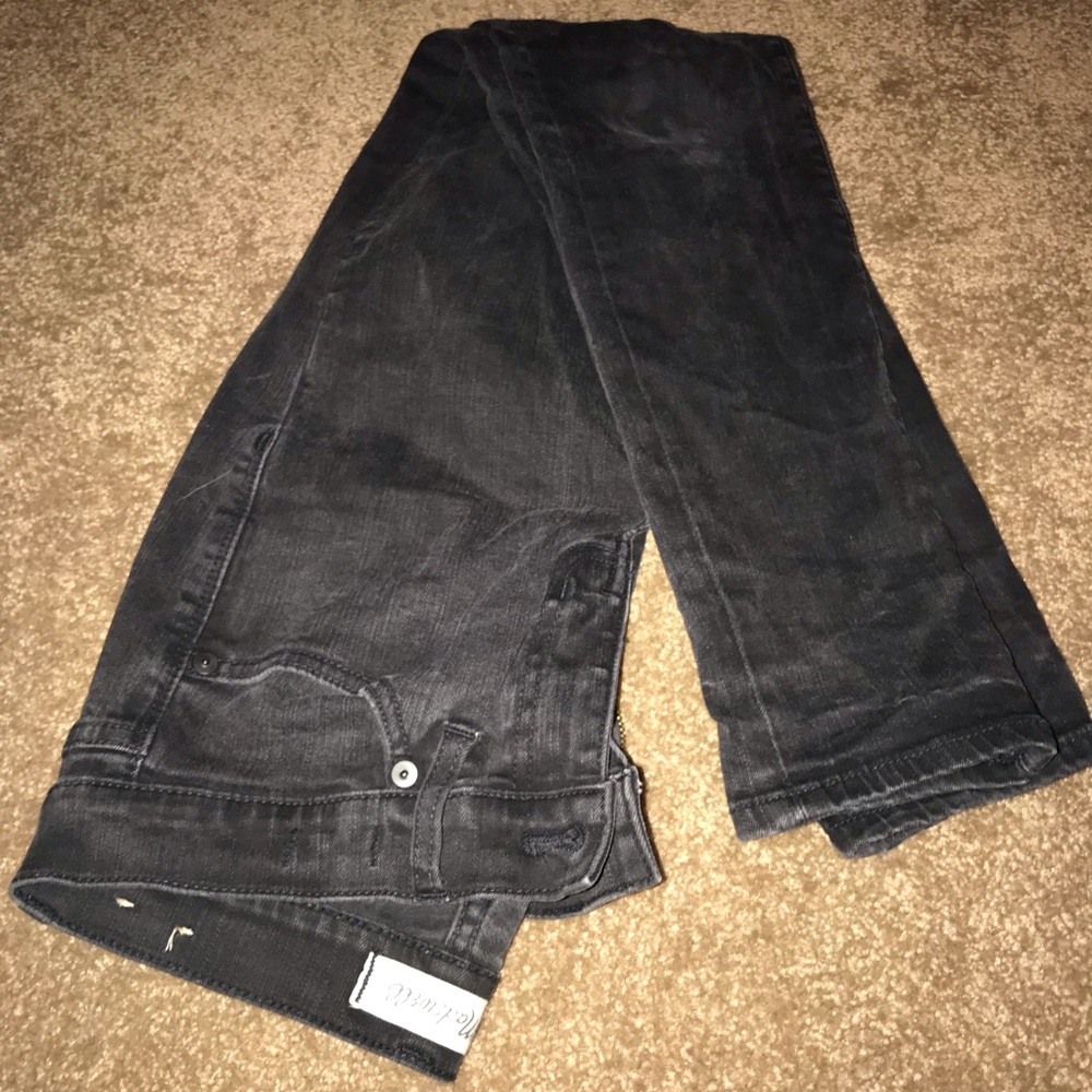 Madewell black skinny jeans